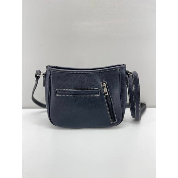 Montana West Conceal Carry Crossbody Black Orange Fringe Western Embroidery‎ - Picture 3 of 7